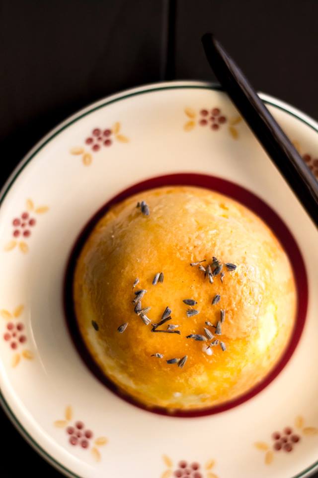 Buttercake lavande Vanille Bleue — gros plan