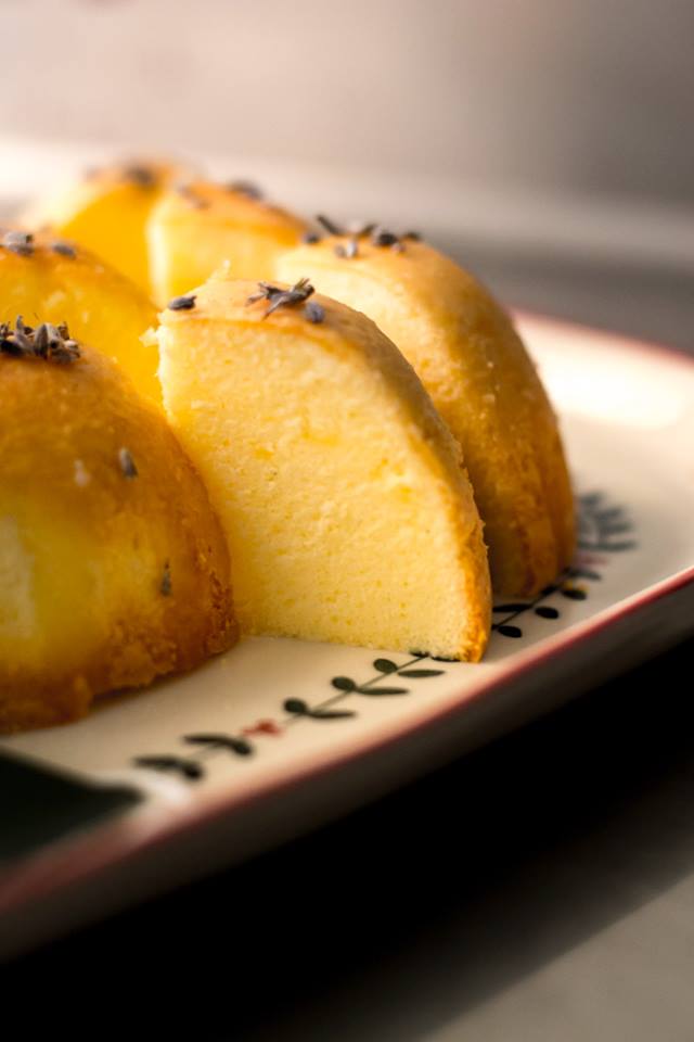 Buttercake lavande Vanille Bleue — service