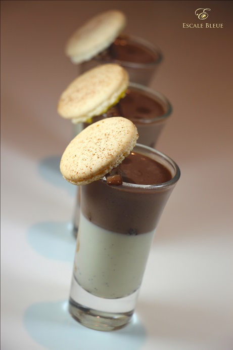 Panna Cotta chocolat Vanille Bleue
