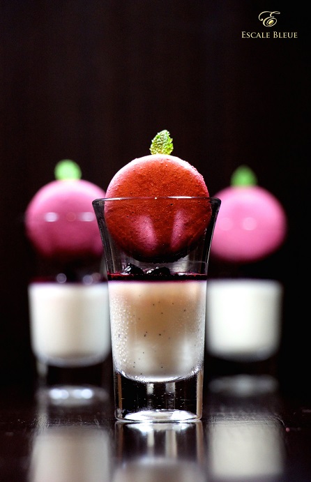 Panna Cotta framboise Vanille Bleue