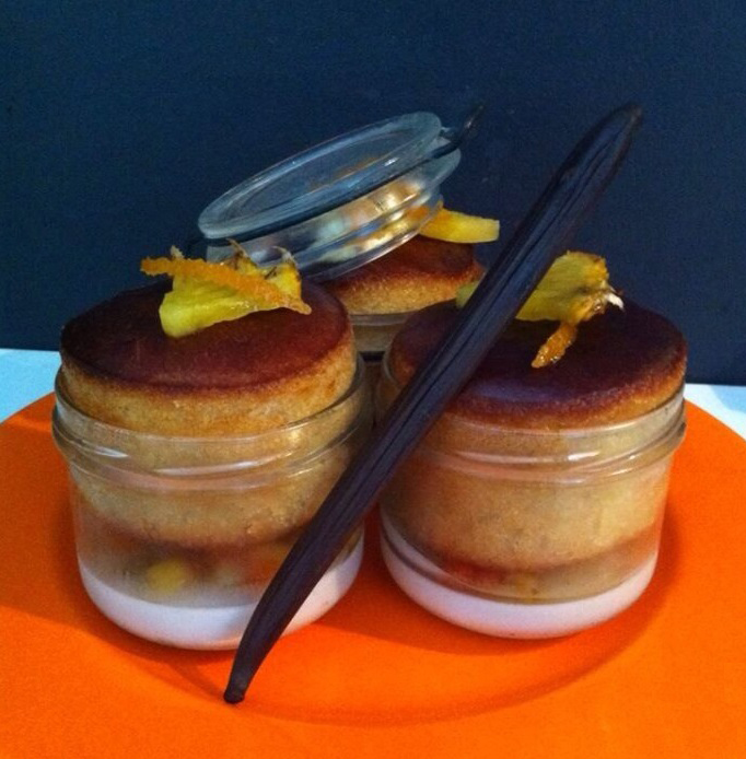 Baba en bocal à la Vanille Bleue — Escale Bleue