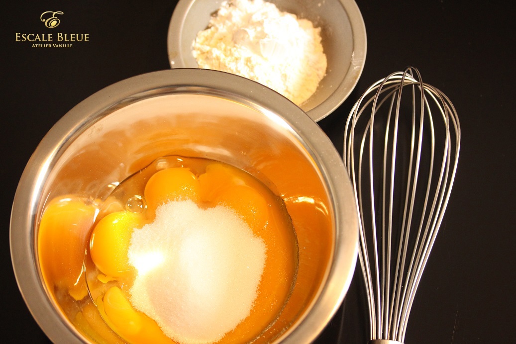 Crème pâtissière — mélange