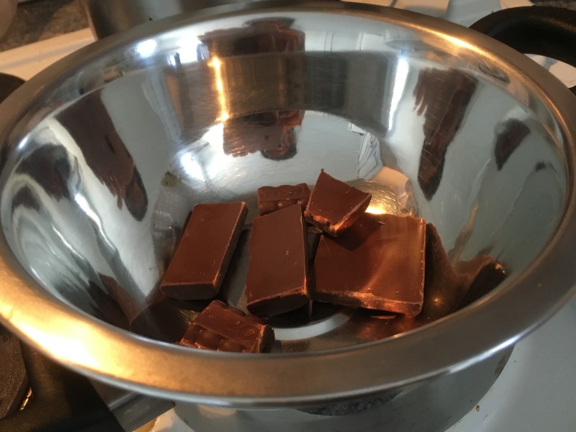 Praliné croustillant — étalé sur cercle