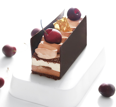 Forêt Noire à la vanille bleue