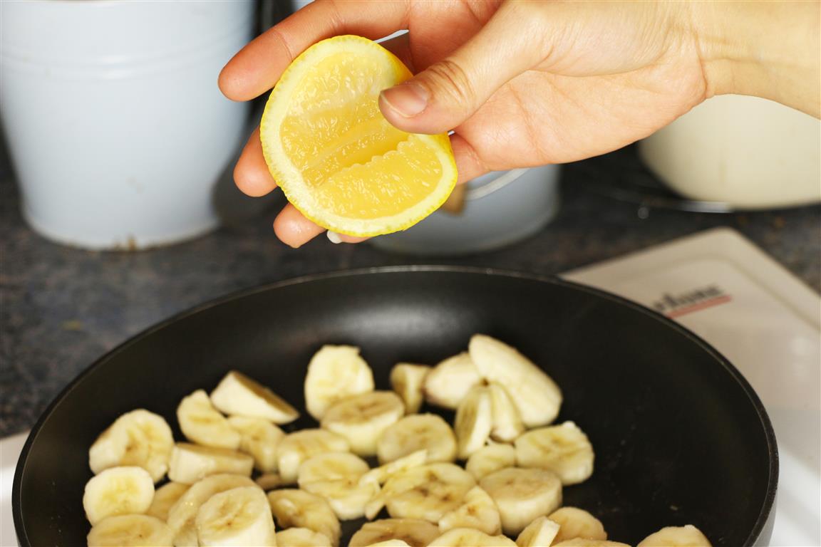 Compote banane vanillée — ajout gélatine