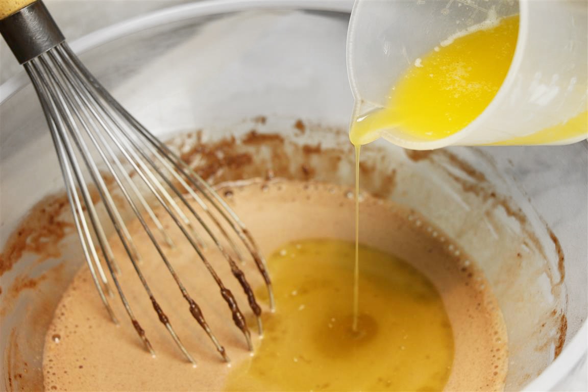 Crêpes cacao — refroidissement sur grille