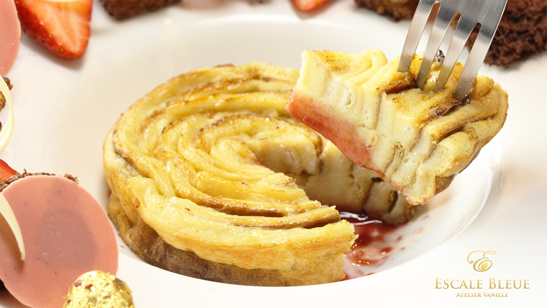 Gâteau de pain perdu à la Vanille Bleue — Escale Bleue
