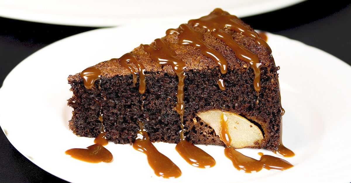 Gâteau poire chocolat à l'Extrait de Vanille — Escale Bleue