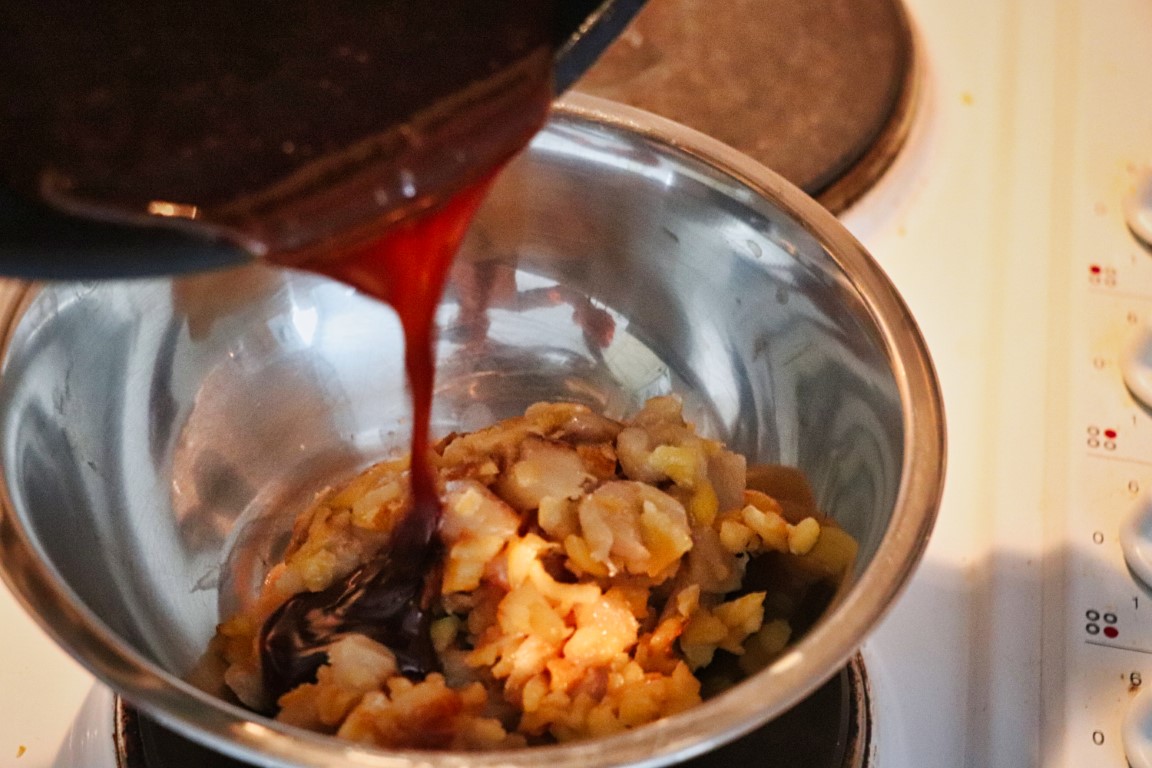 Longanis caramélisés — moulage