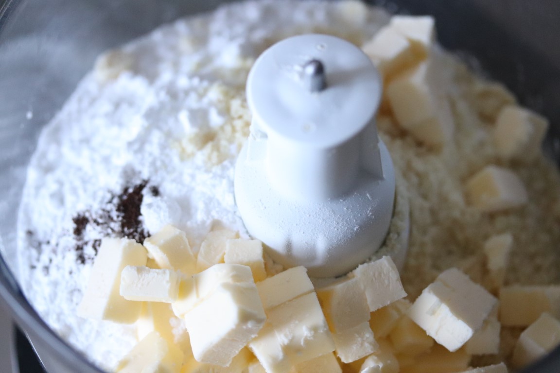 Pâte sablée tartelette — sablage