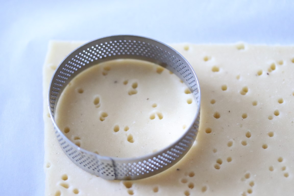 Tartelette — piquage de la pâte