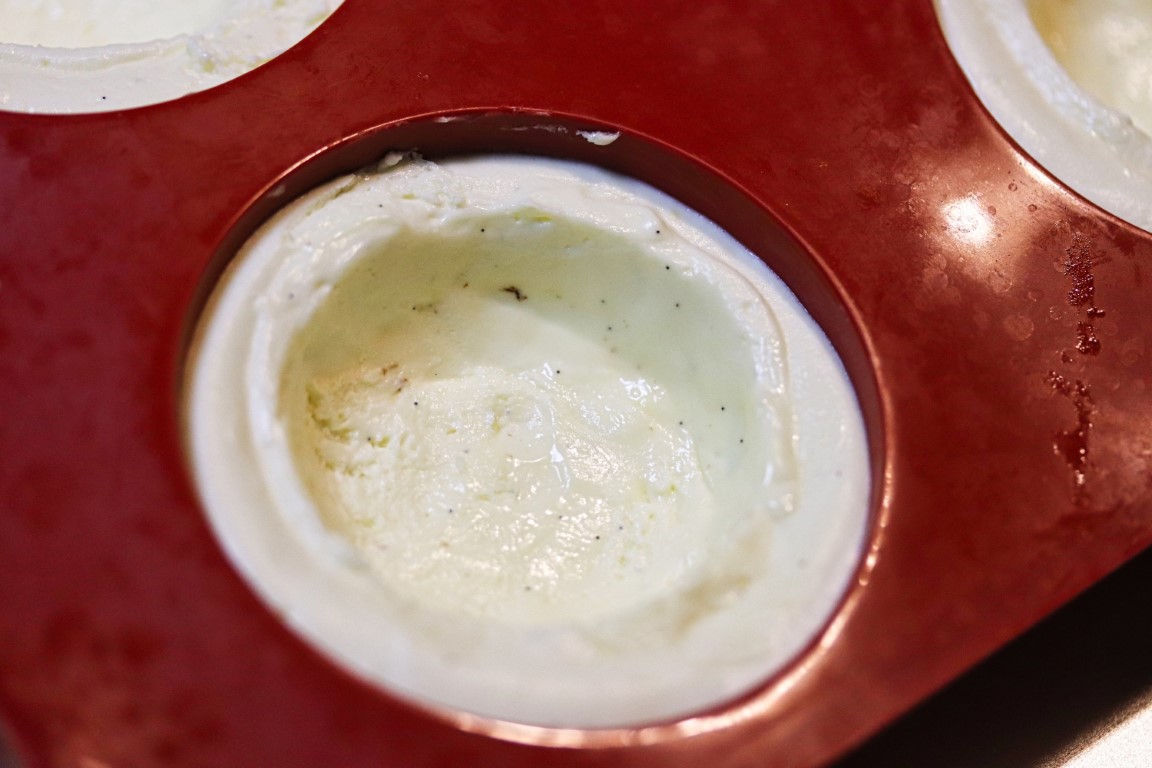 Mousse Vanille Bleue — Étape 2