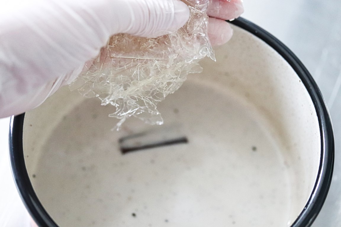 Mousse Vanille Bleue — Étape 2