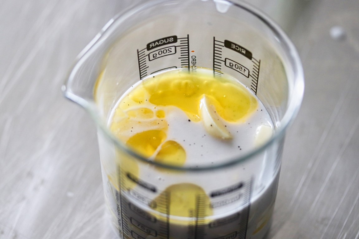 Mousse Vanille Bleue — Étape 4