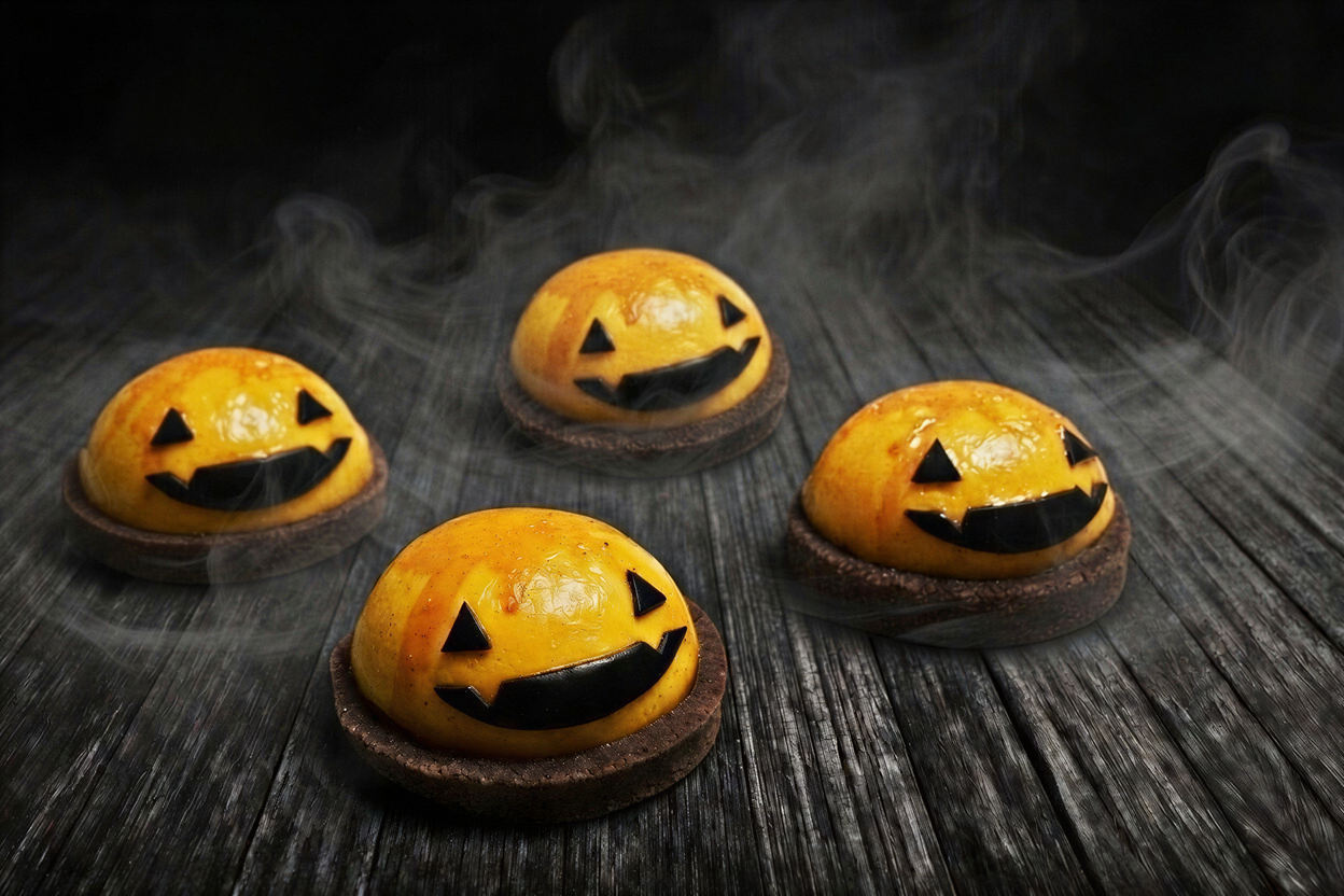 Cheesecake citrouille épices et Vanille Bleue — Escale Bleue