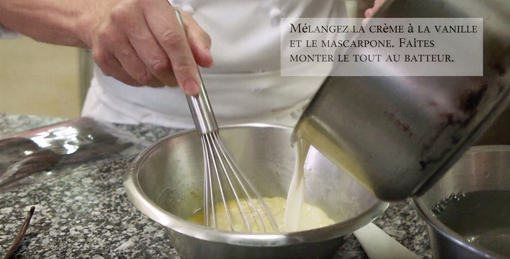 Crème légère Vanille Bleue — infusion gousses