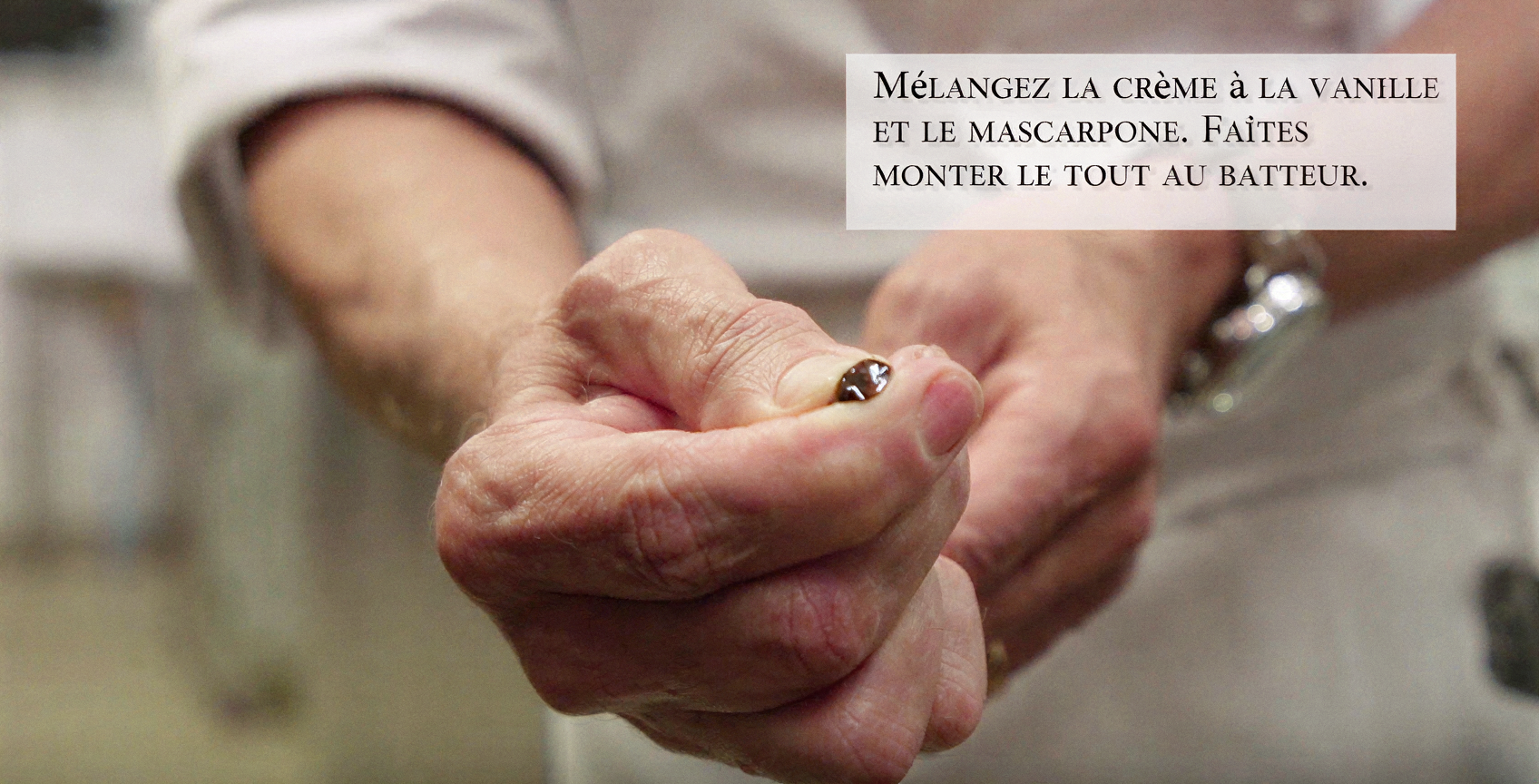 Crème légère Vanille Bleue — cuisson crème anglaise