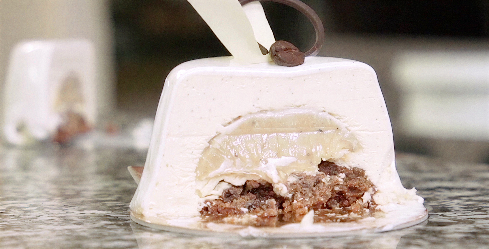 Intense Café Vanille Bleue — vue en coupe